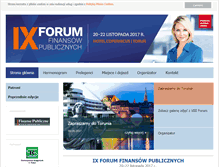 Tablet Screenshot of forum.finansepubliczne.pl